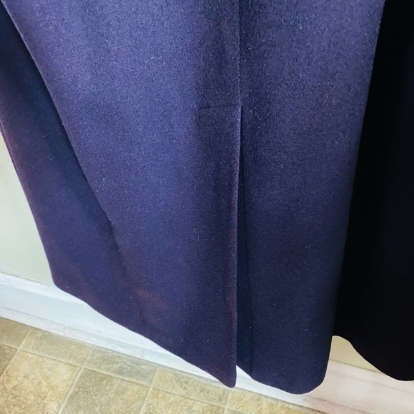 J G Hook wool coat. Purple/plum color; size 12 - Picture 12 of 16